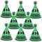 Big Dot of Happiness St. Patrick's Day - Mini Cone Saint Paddy's Day Party Hats - Small Little Party Hats - Set of 8